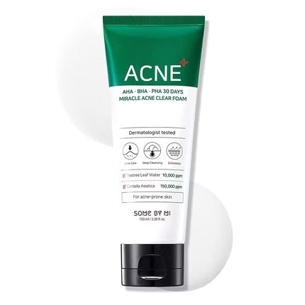 SOME BY MI AHA-BHA-PHA 30 Days Miracle Acne Clear Foam 100 ml